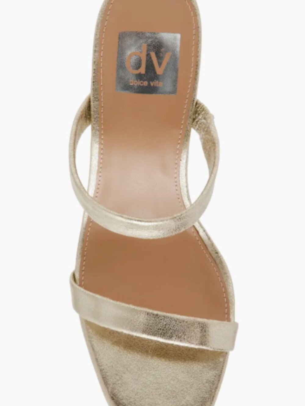 DV by Dolce Vita Yorke GOLD Block Heel Sandal (Women's 11) NEW - Picture 6 of 7